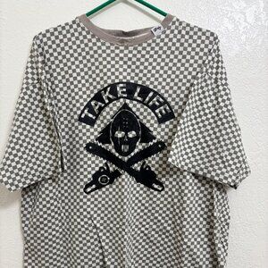 LRG Lifted Research Group fear of the dark tee shirt XL gray vintage RARE